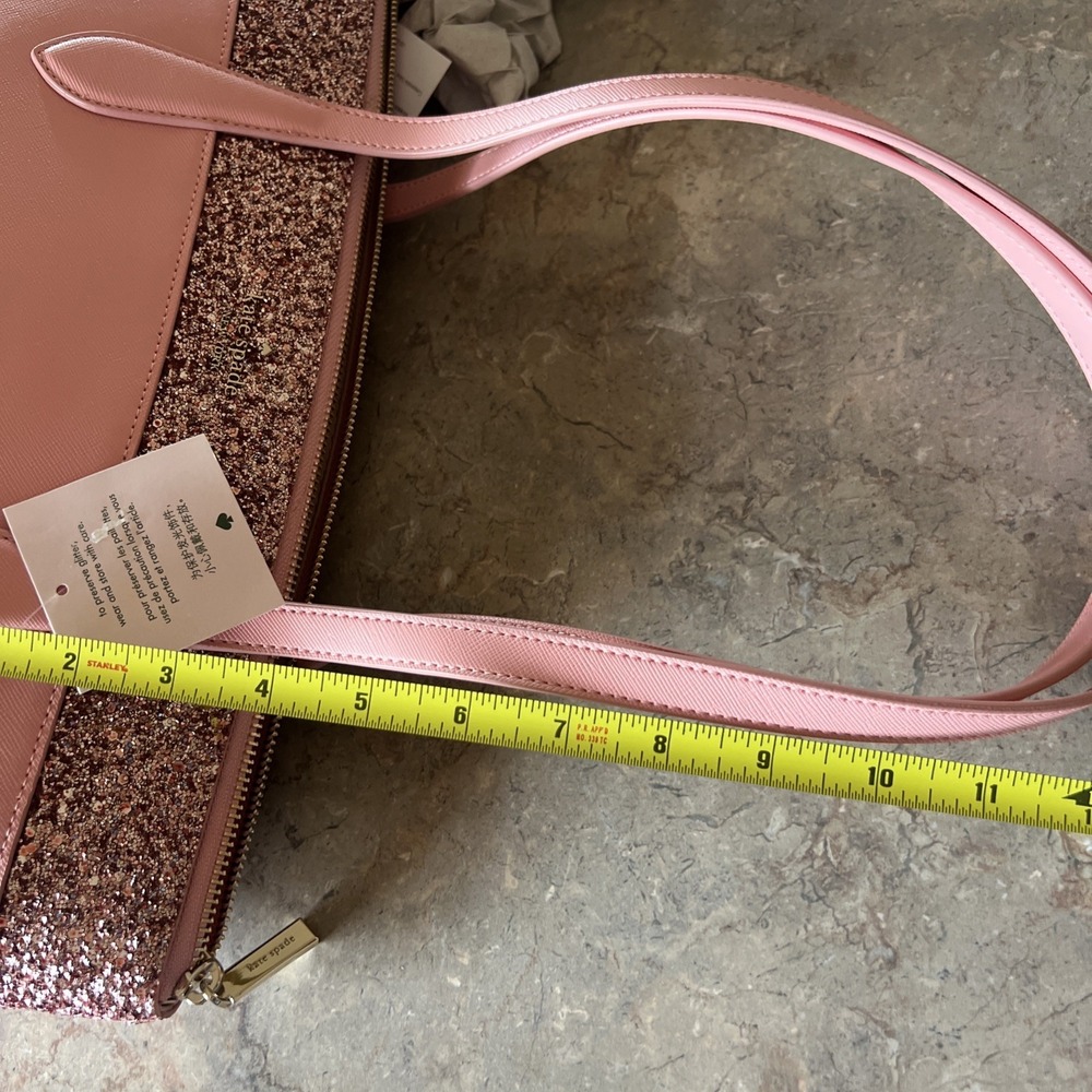 Kate‎ Spade New York Flash Glitter Pink Tote Saffiano K8706 - Picture 16 of 16